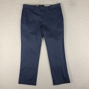 BRAX Pants Mens 38 x 28 Blue Evans Regular Fit Chino Khakis‎ Trousers Slacks